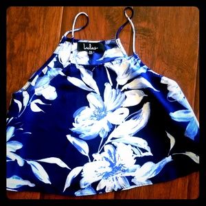 2 pc crop top and skirt